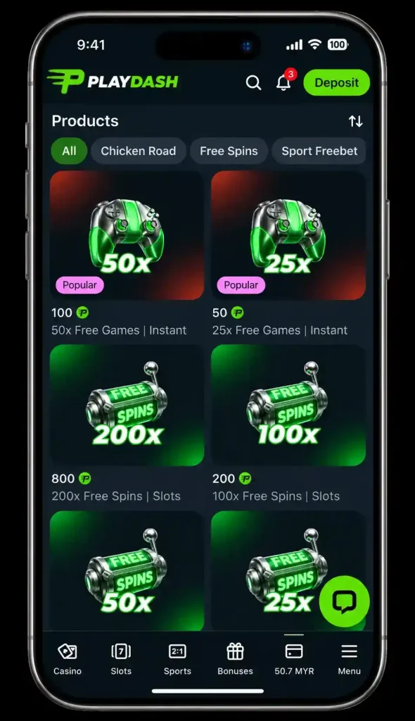 Playdash shop